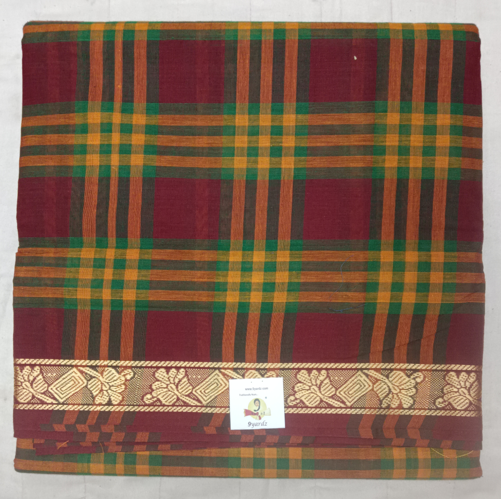 Chettinadu / Karaikudi cotton 10.5 yards madisar