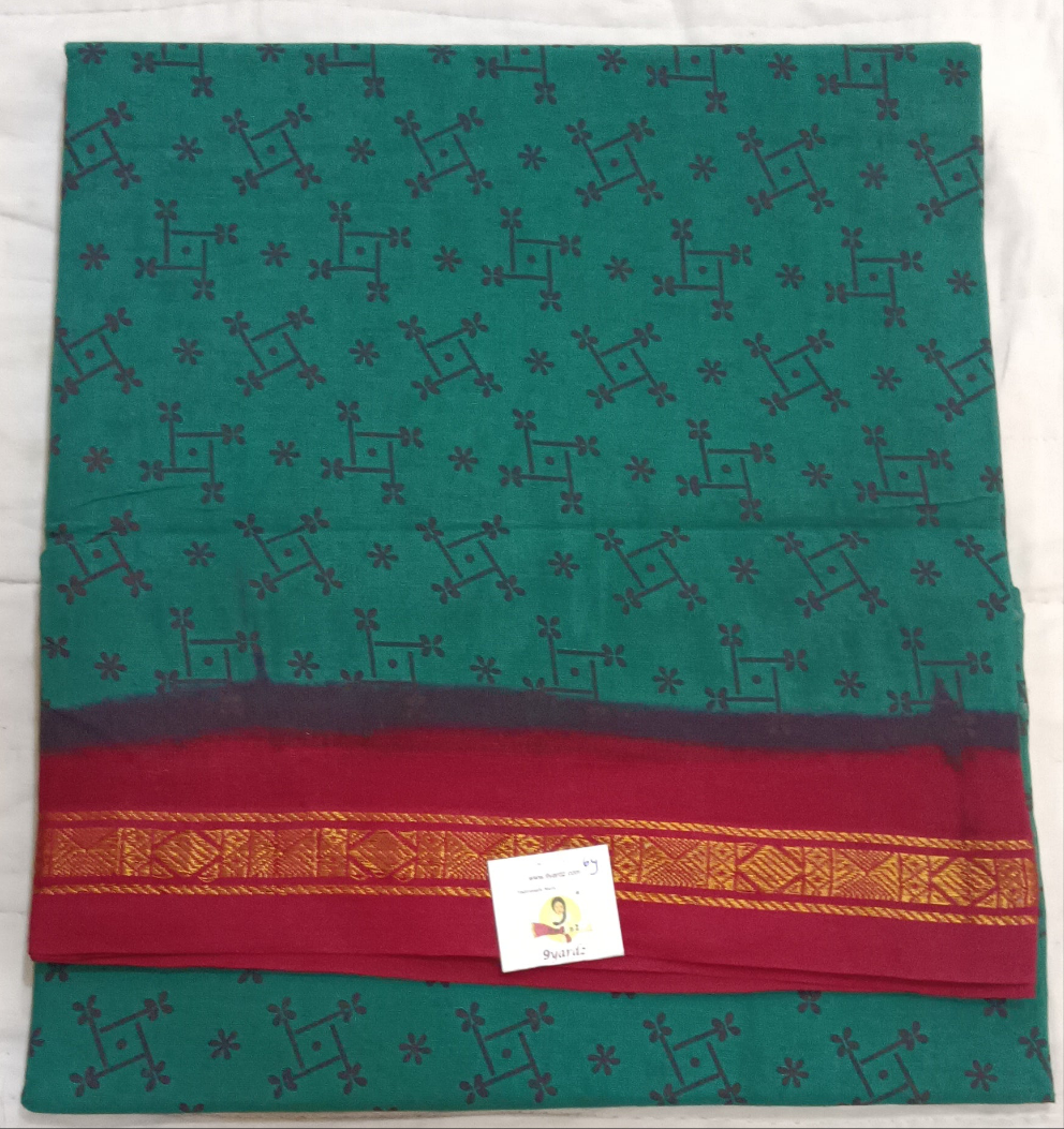 Sungudi cotton 6 yards