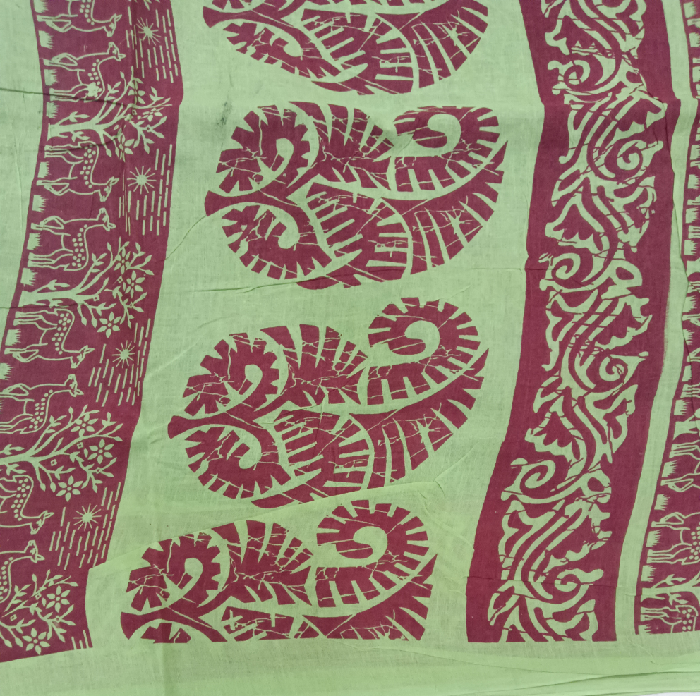 Sungudi cotton 10.5yards 49"