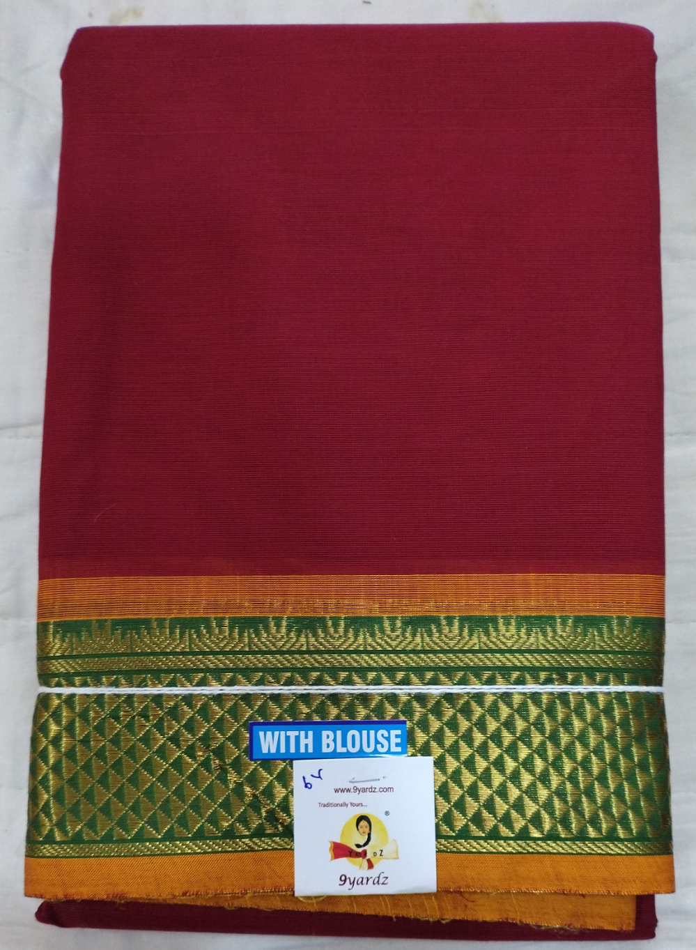 Chettinadu/ Karaikudi cotton 6 yards