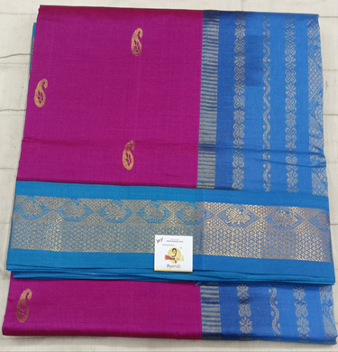 Semi Silk cotton Korvai Madisar