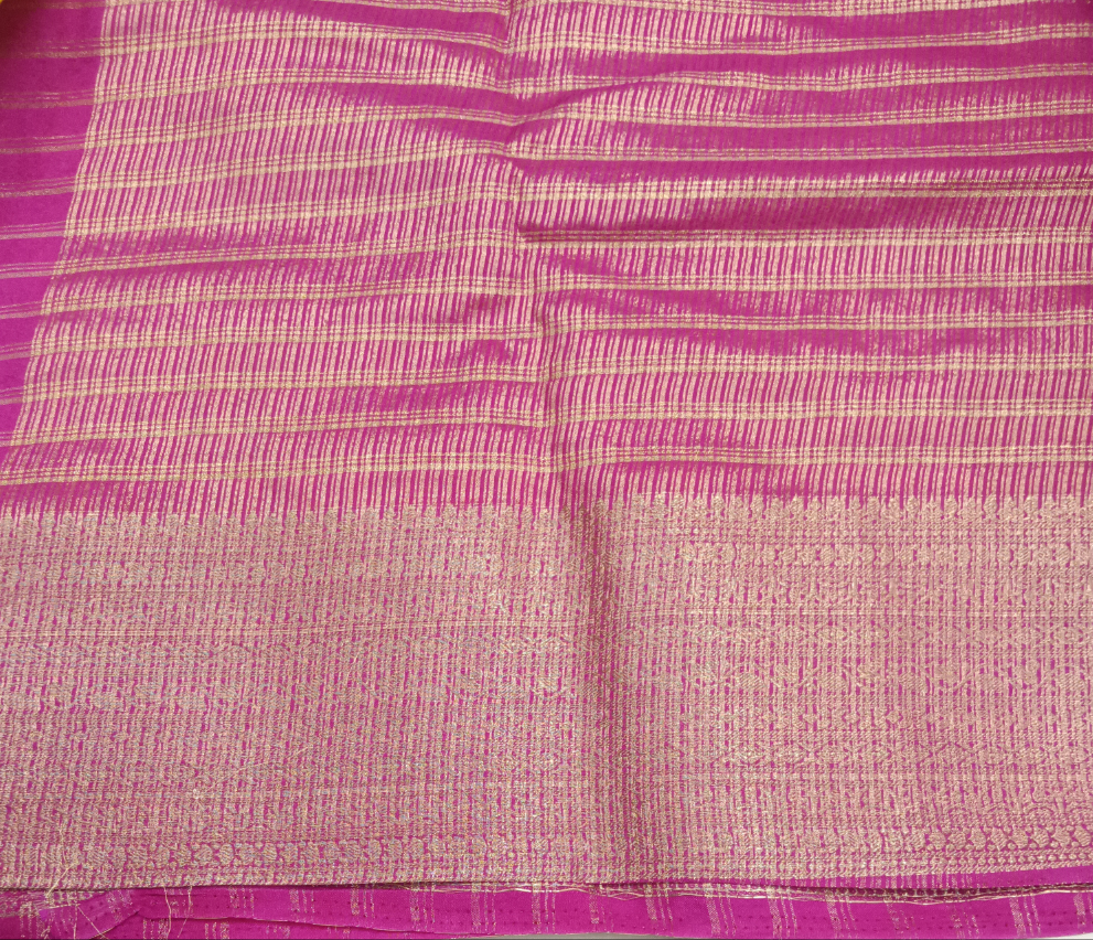 Mysore crepe silk checked (synthetic)
