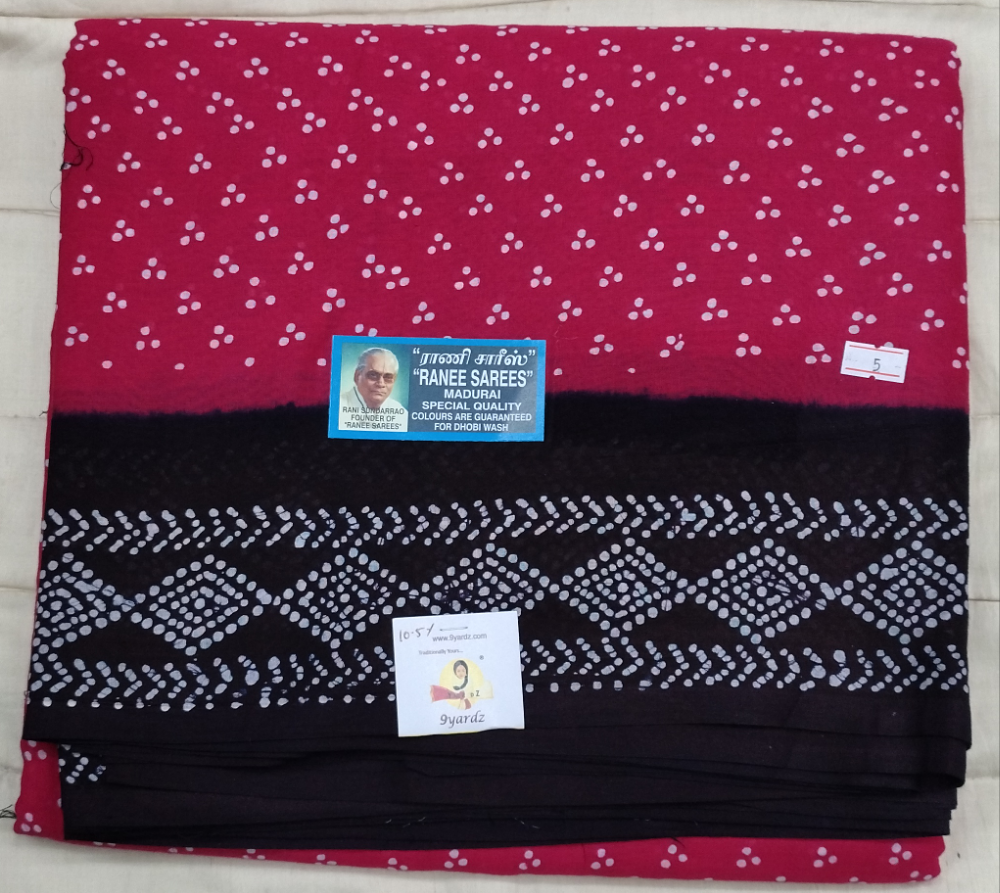 Ranee voyal saree 10.5yardz(9.5mtrs)