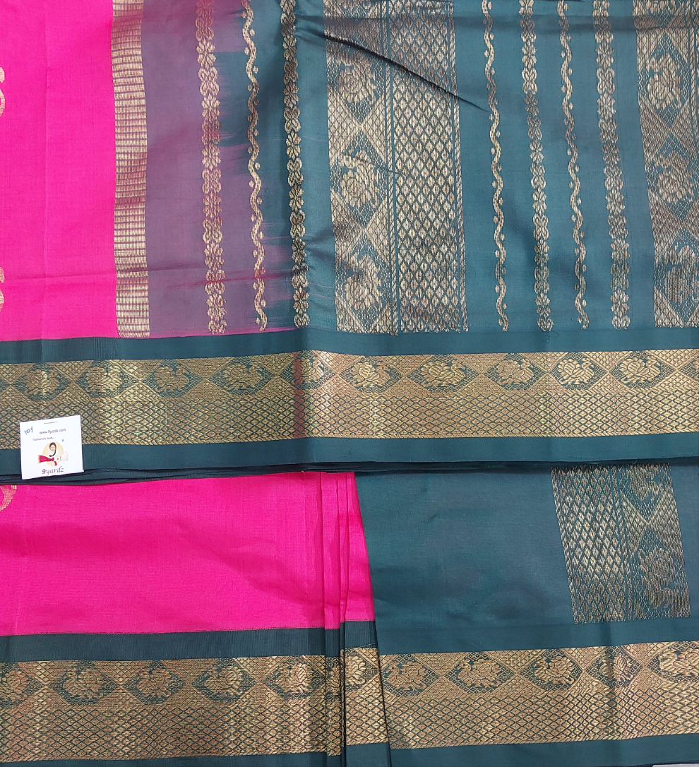 Semi Silk cotton Korvai Madisar