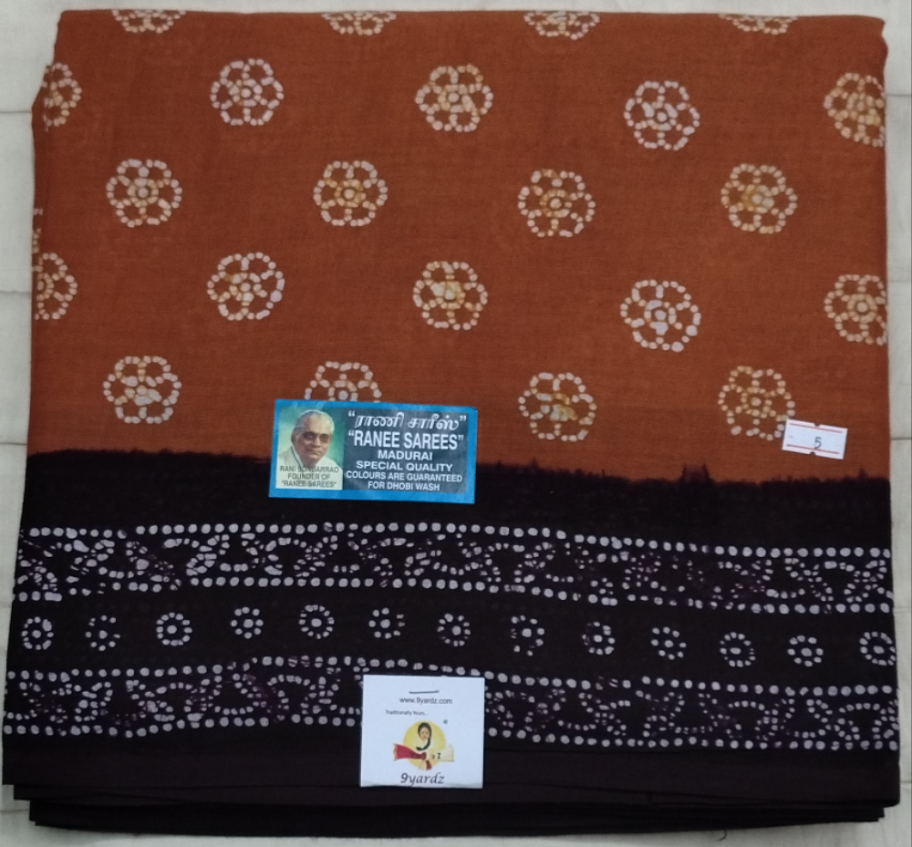 Ranee voyal saree 10.5yardz(9.5mtrs)