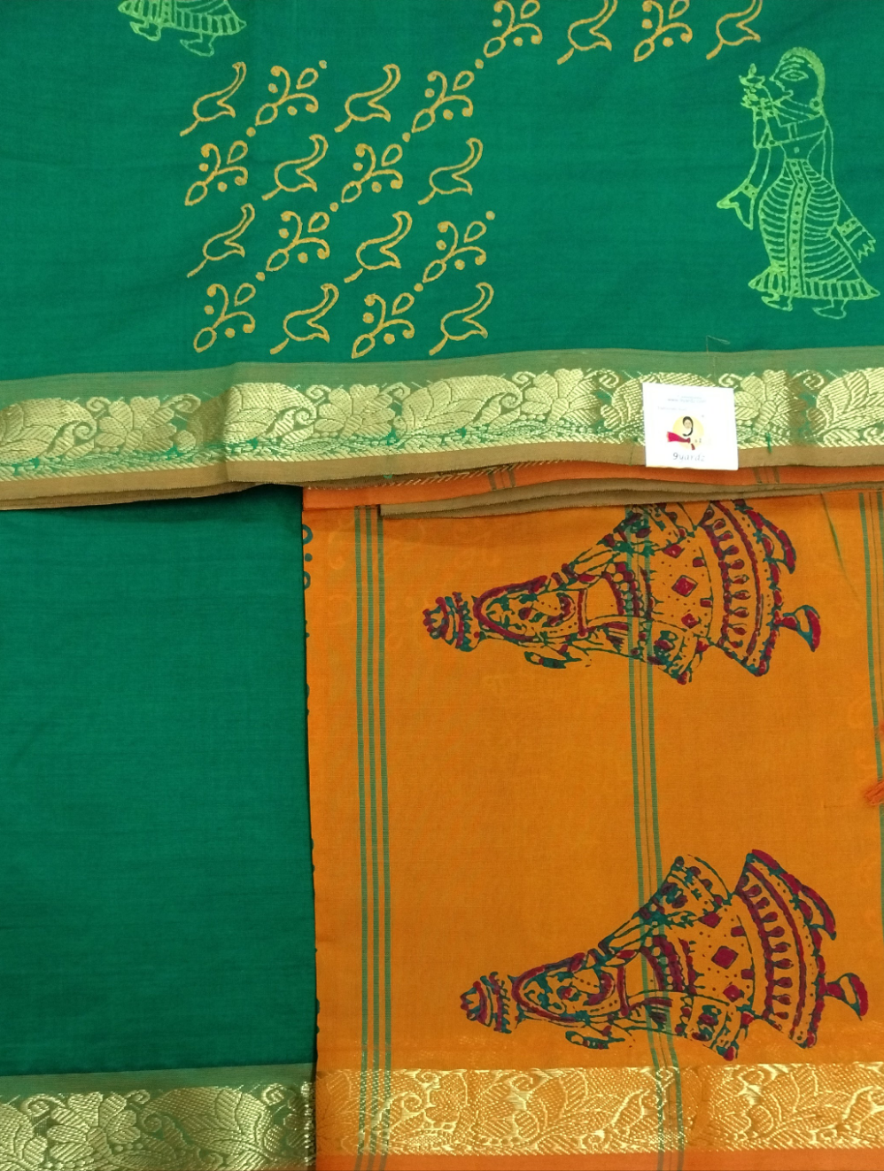 Semi Silk cotton printed Madisar