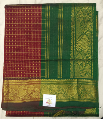 Pure silk cotton -Semi korvai 10yardz