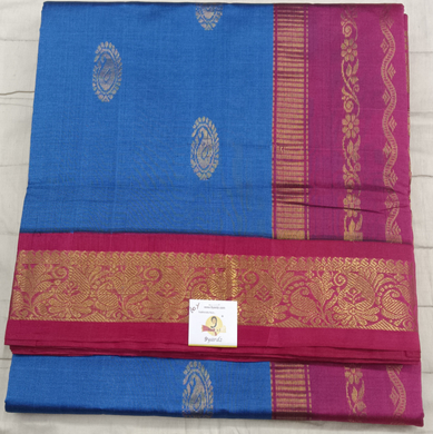 Semi Silk cotton Korvai Madisar