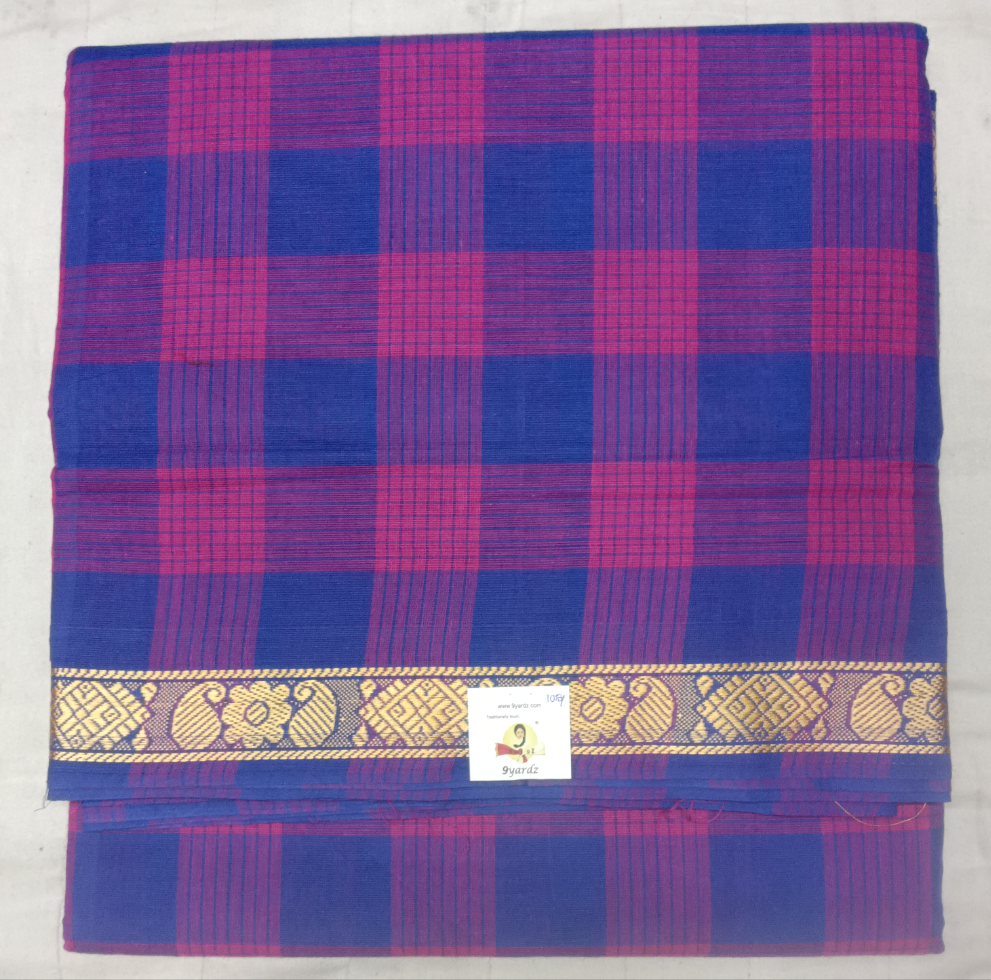 Chettinadu / Karaikudi cotton 10.5 yards madisar