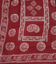 Load image into Gallery viewer, Sungudi cotton 10.5yards 49&quot;