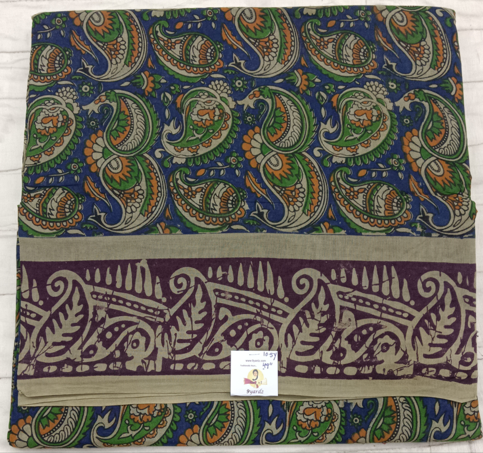 Sungudi cotton 10.5yards 49"
