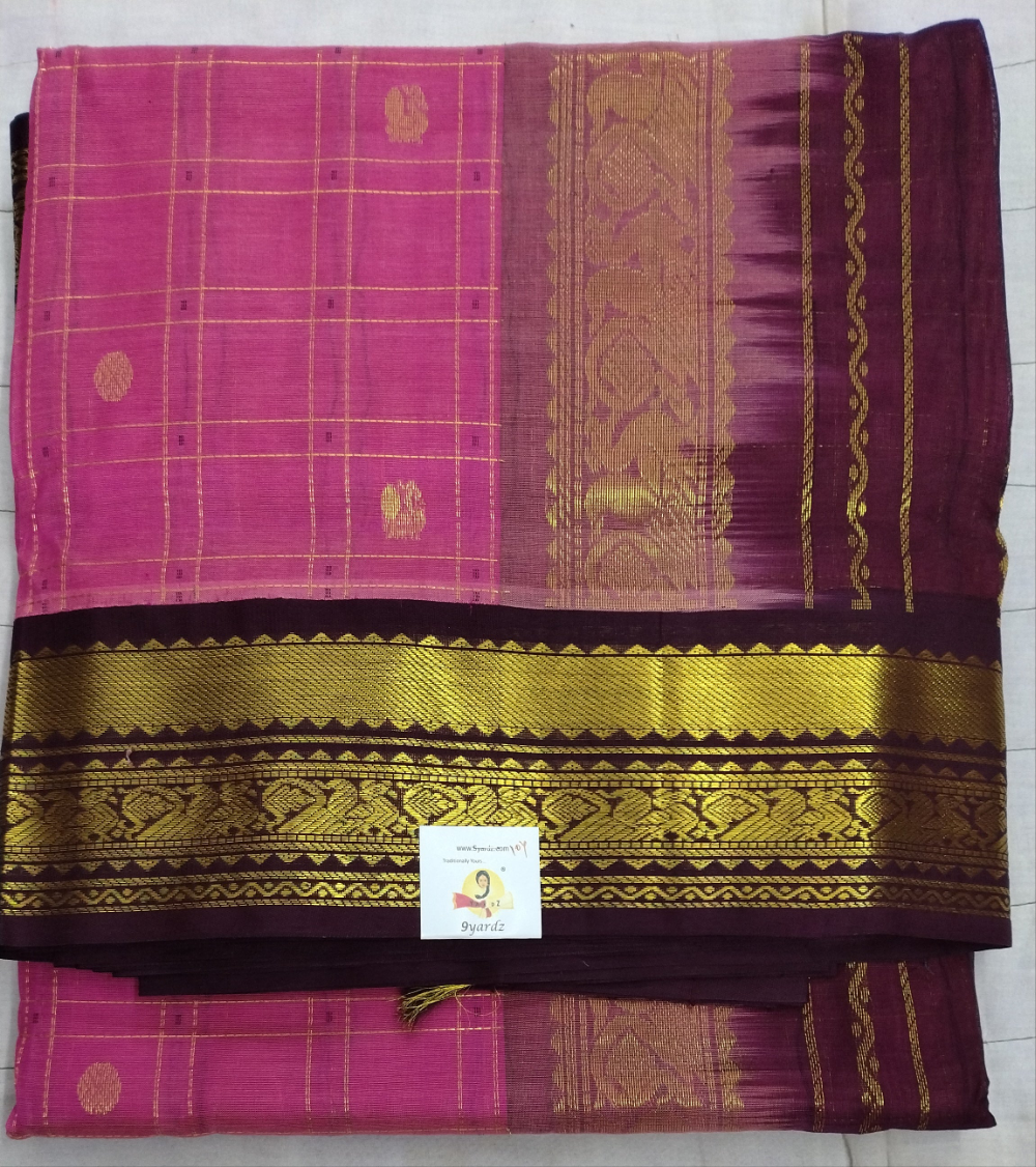 Pure silk cotton -Korvai 10yards madisar