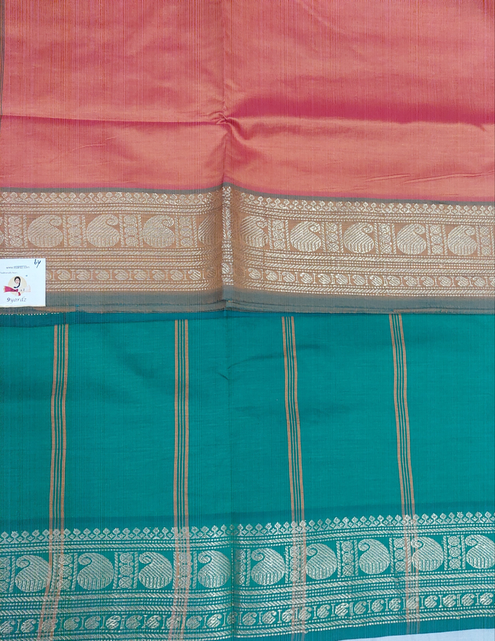 Semi silk Plain 6Yards
