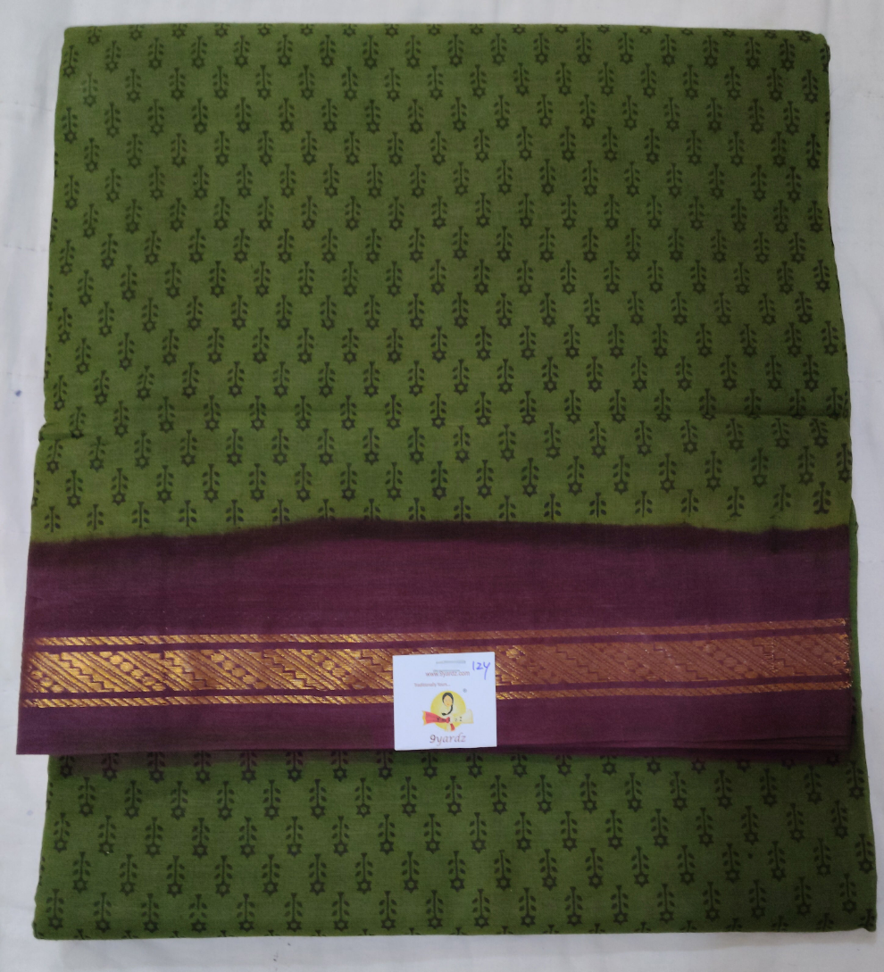 Sungudi cotton 12 yardz