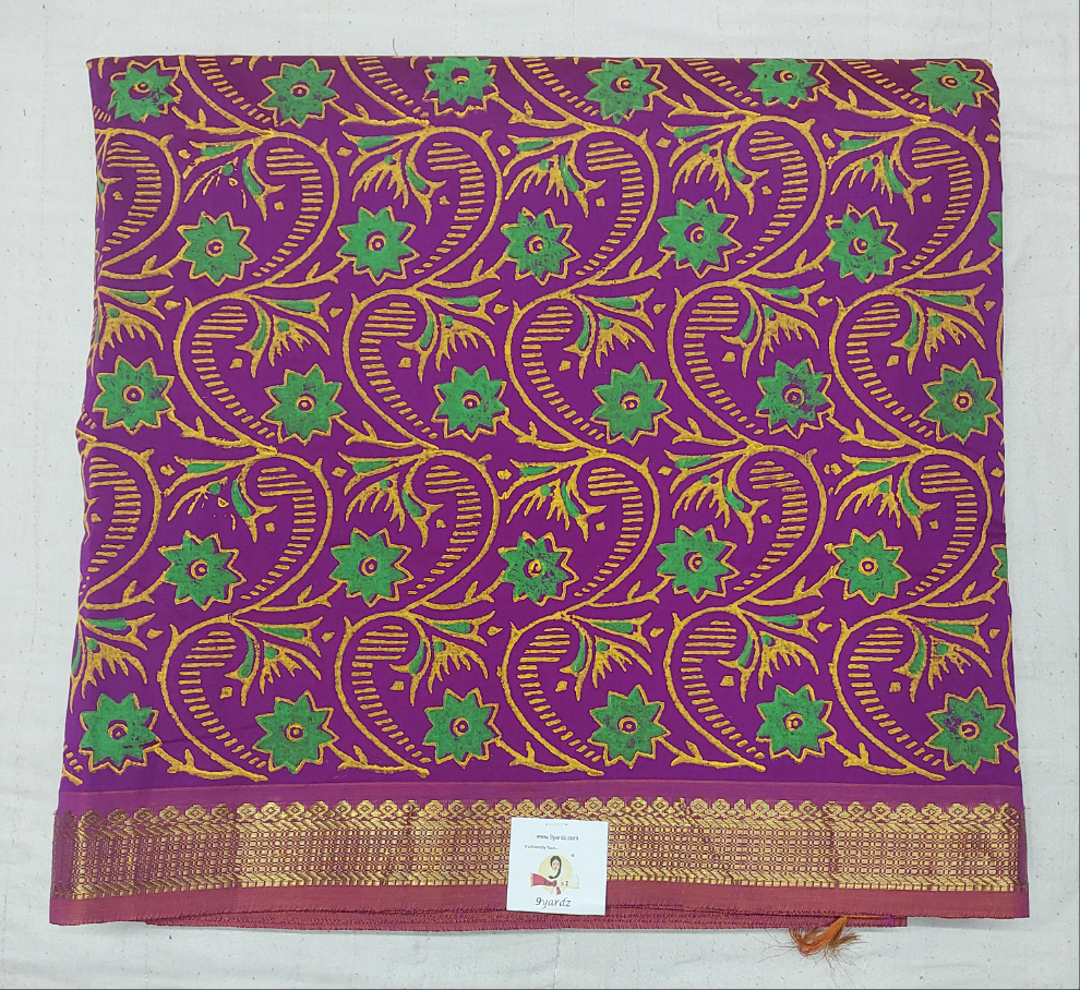 Semi Silk cotton printed Madisar