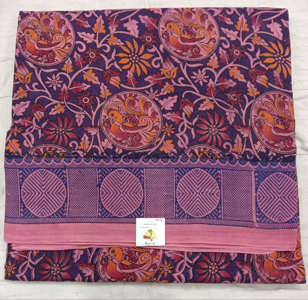 Sungudi cotton 10.5yards 49"