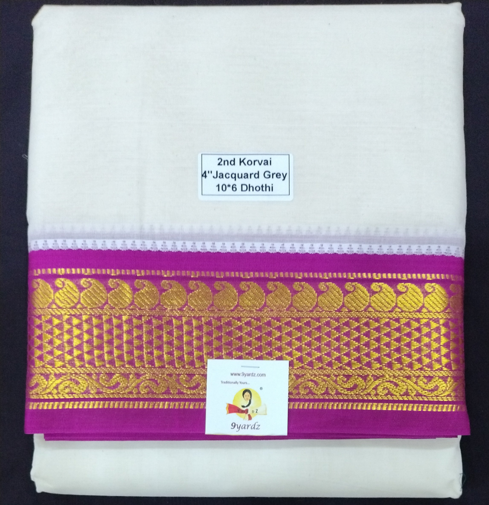 Pure cotton Muhurtham dhoti 10*6