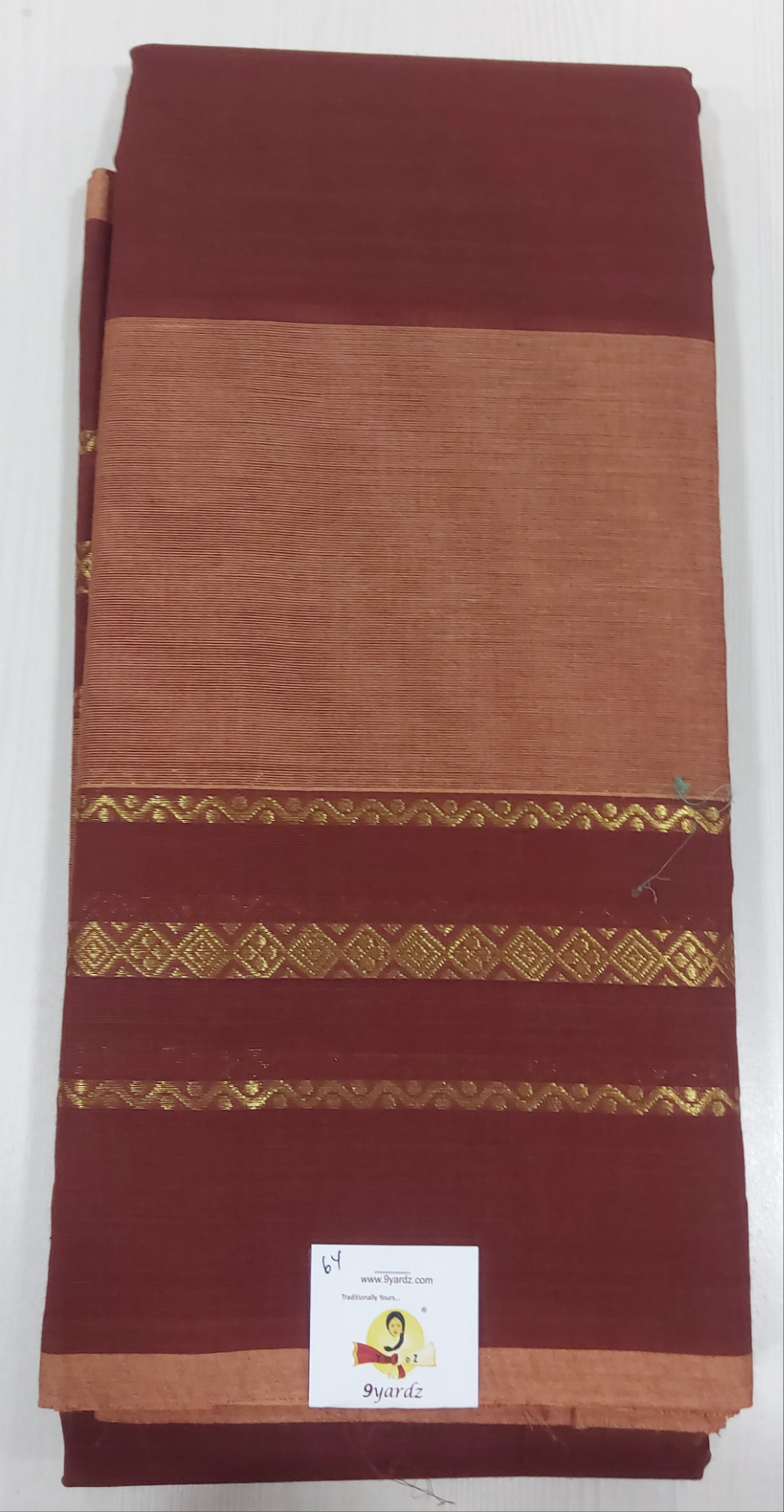 Chettinadu/ Karaikudi cotton 6 yards