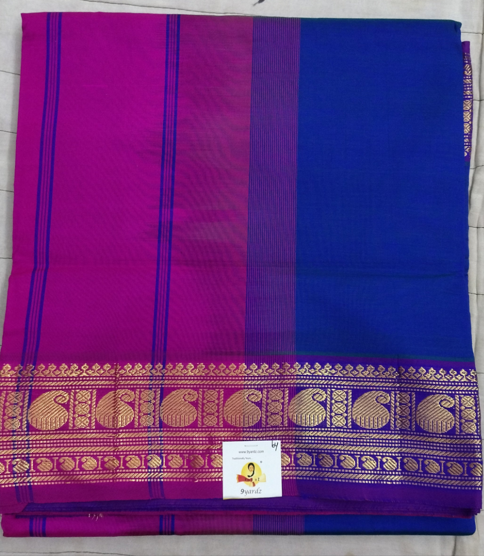 Semi silk Plain 6Yards