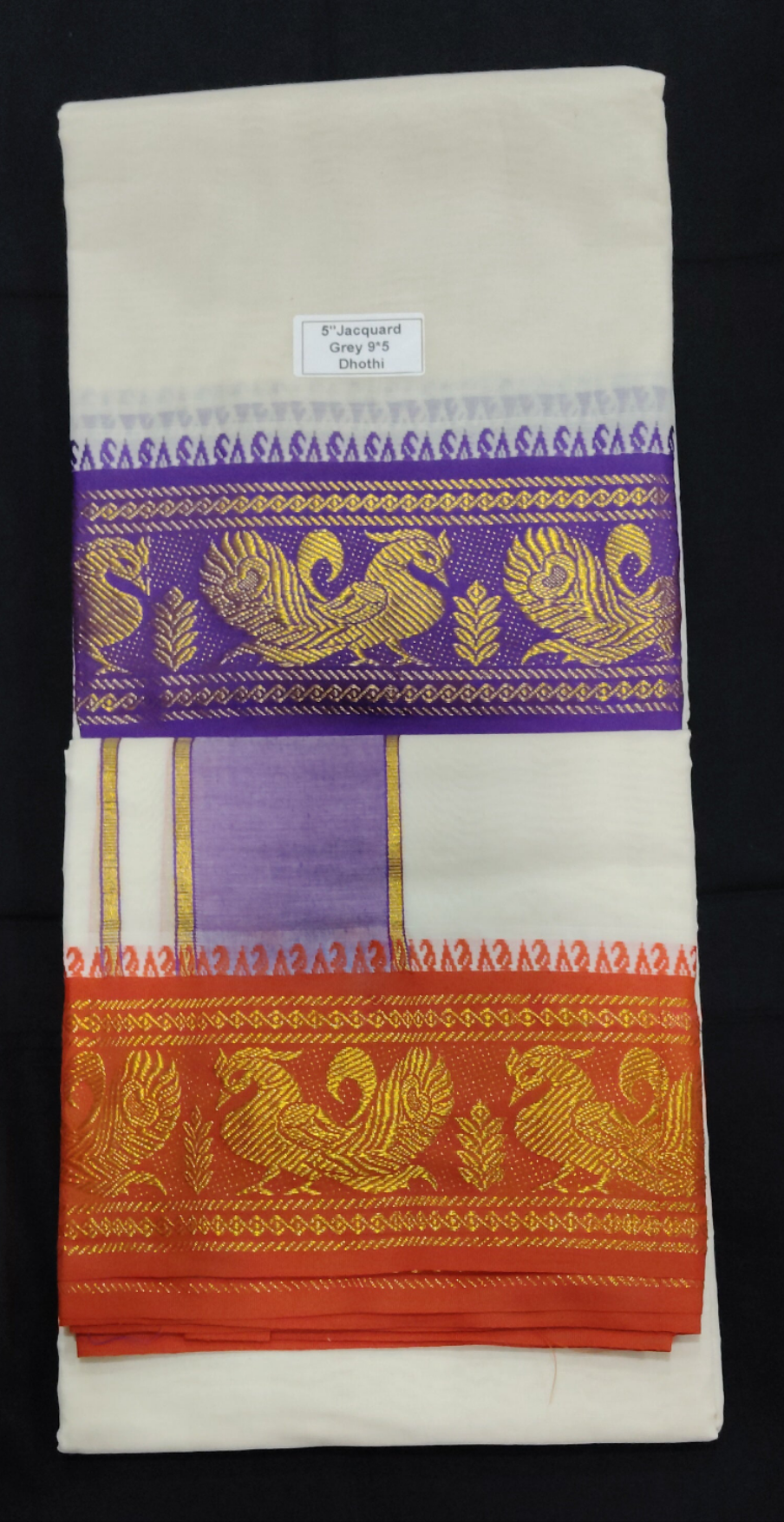 Cotton Dhothi Jacquard 9*5