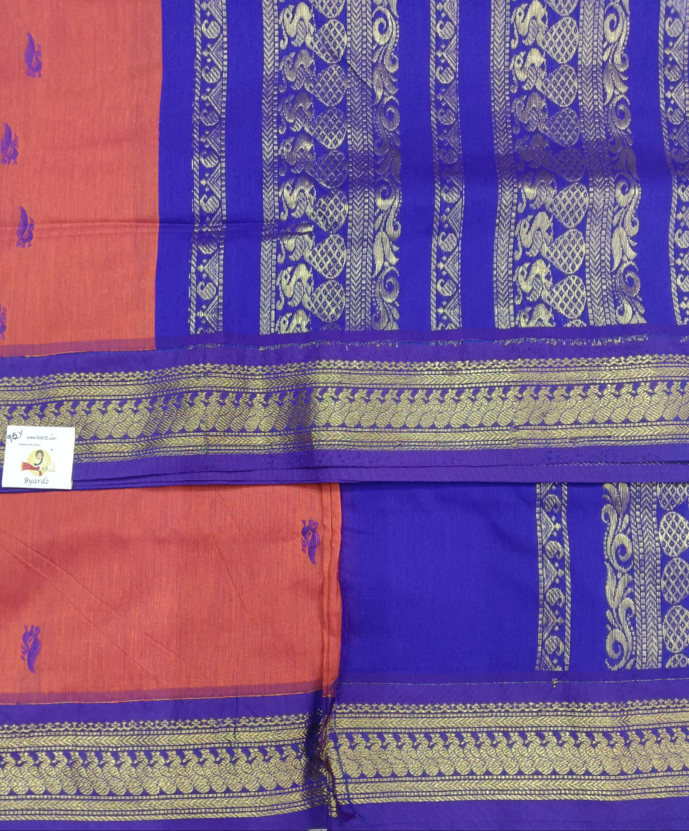 Kalyani Cotton Butta  9.5yardz