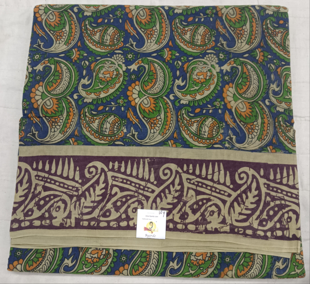 Sungudi cotton 10.5yards 49"