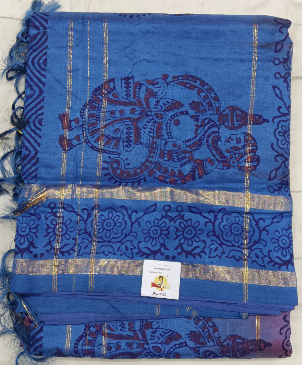 Chinallampattu printed madisar 10yardz