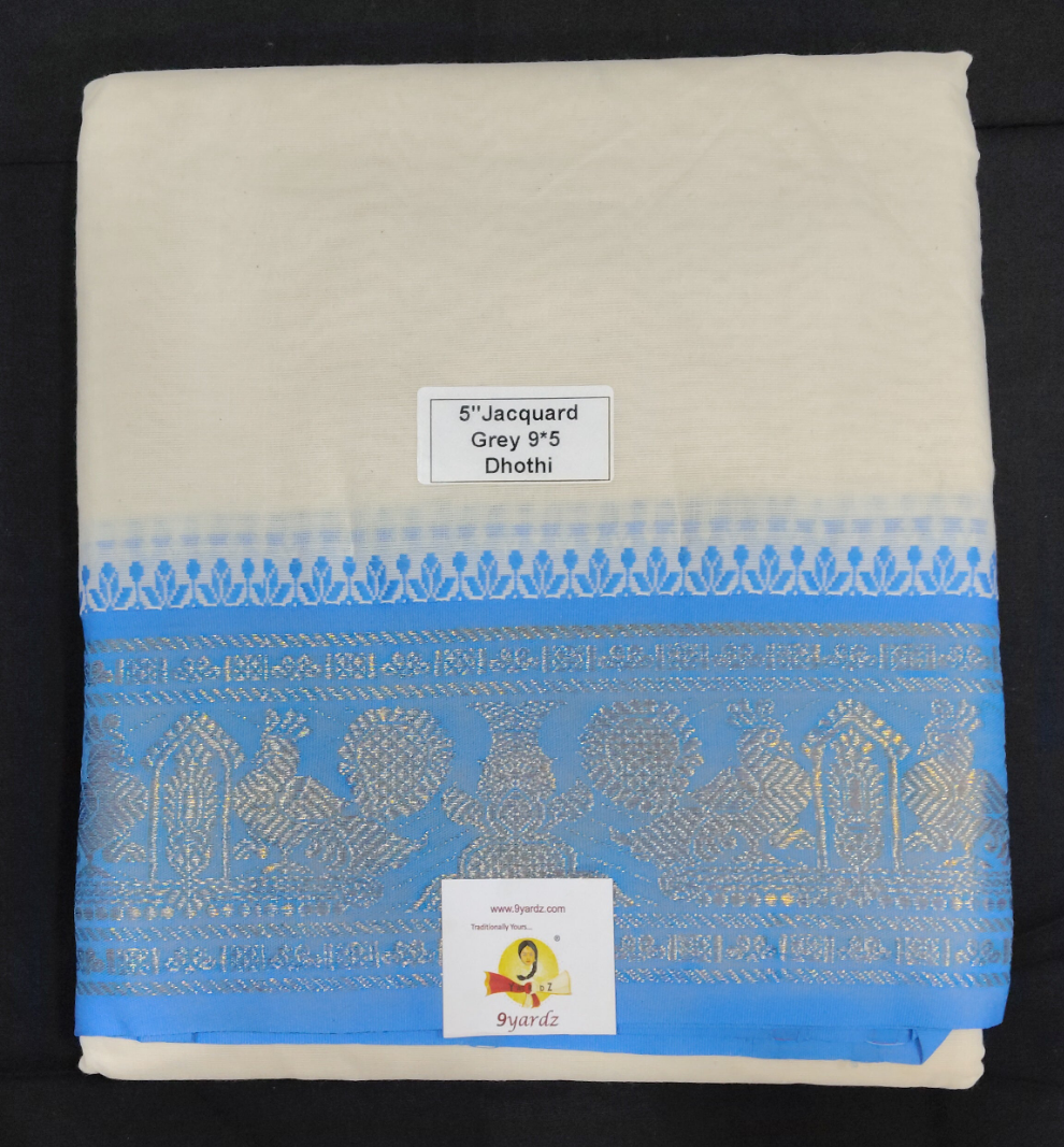 Cotton Dhothi Jacquard 9*5