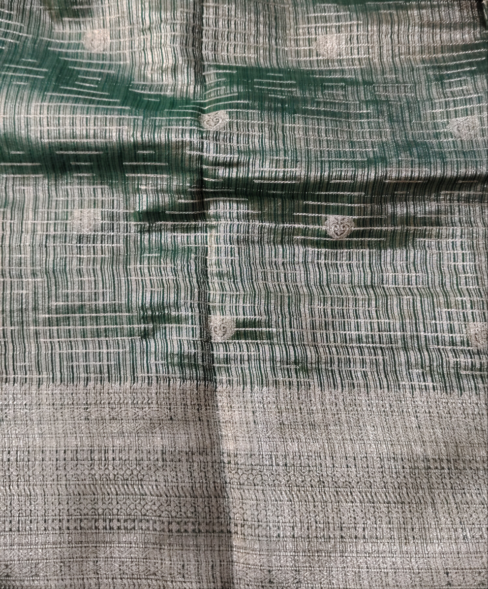 Mysore crepe silk checked (synthetic)