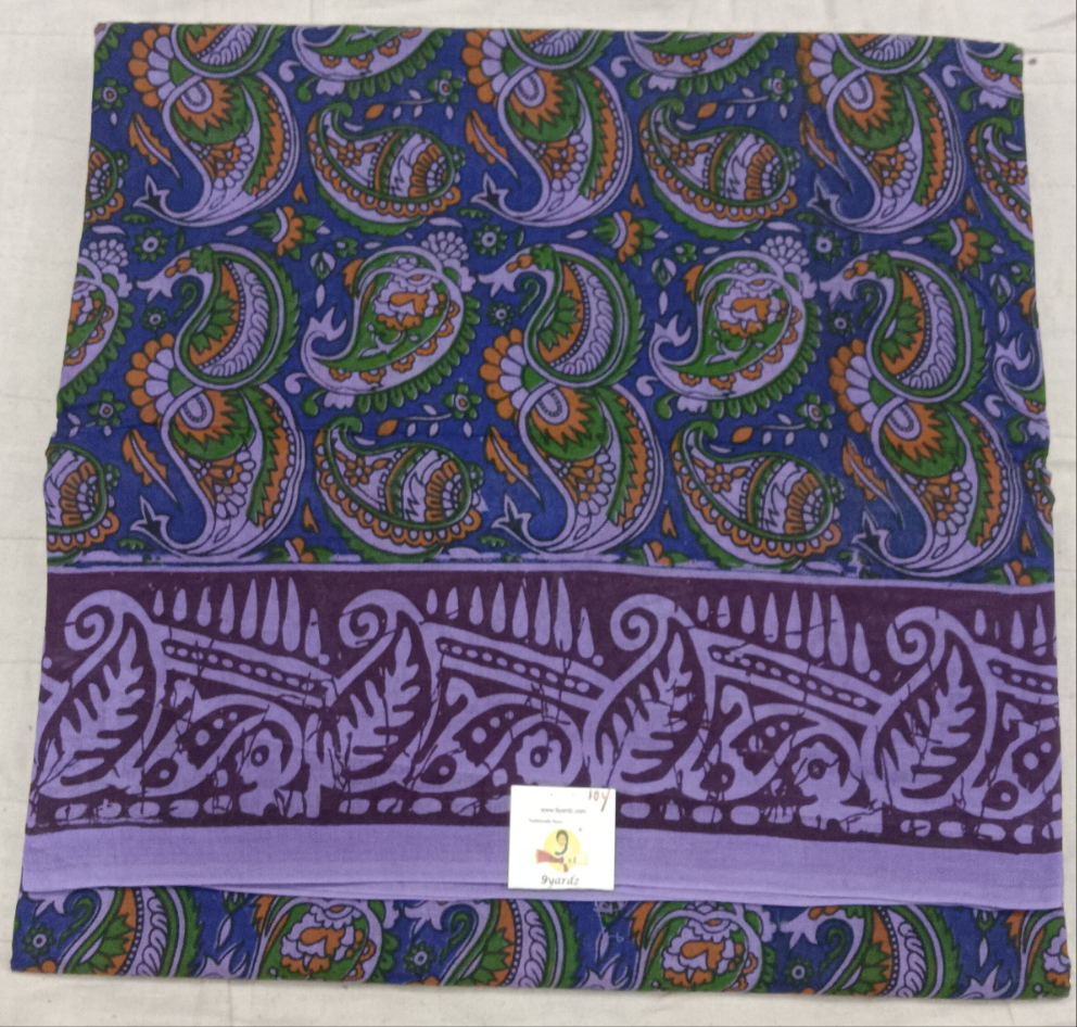 Sungudi cotton 10.5yards 49"