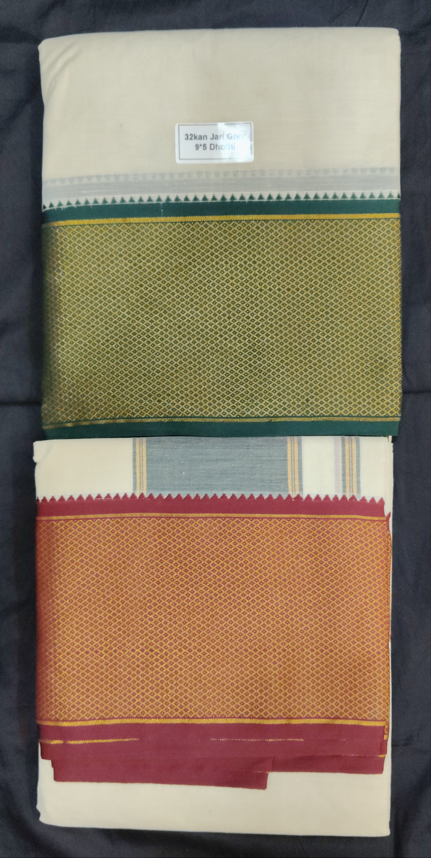 Cotton 32kan Dhothi 9*5