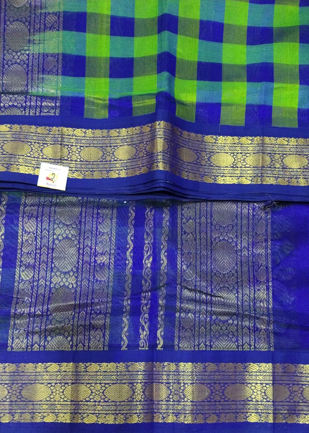 Pure silk cotton -Korvai 10yards madisar