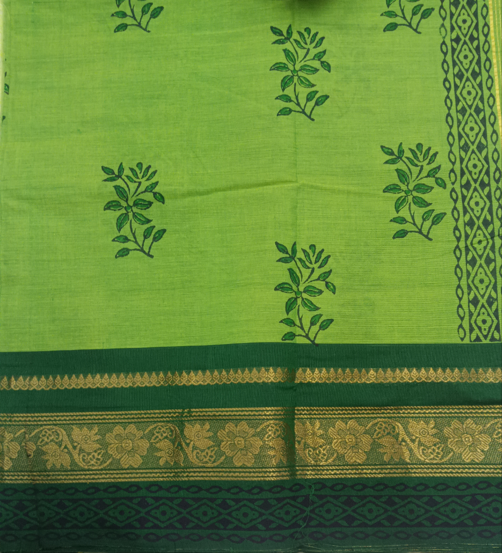 Arupukottai cotton Printed 10 yards madisar