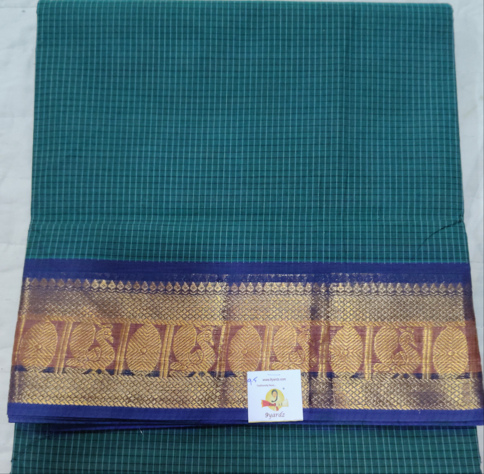 Chettinadu / Karaikudi cotton 9.5yards madisar
