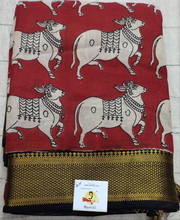 Load image into Gallery viewer, Kalamkari Silk 6yardz