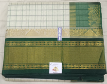 Load image into Gallery viewer, Semi silk Plain Korvai 6Yards