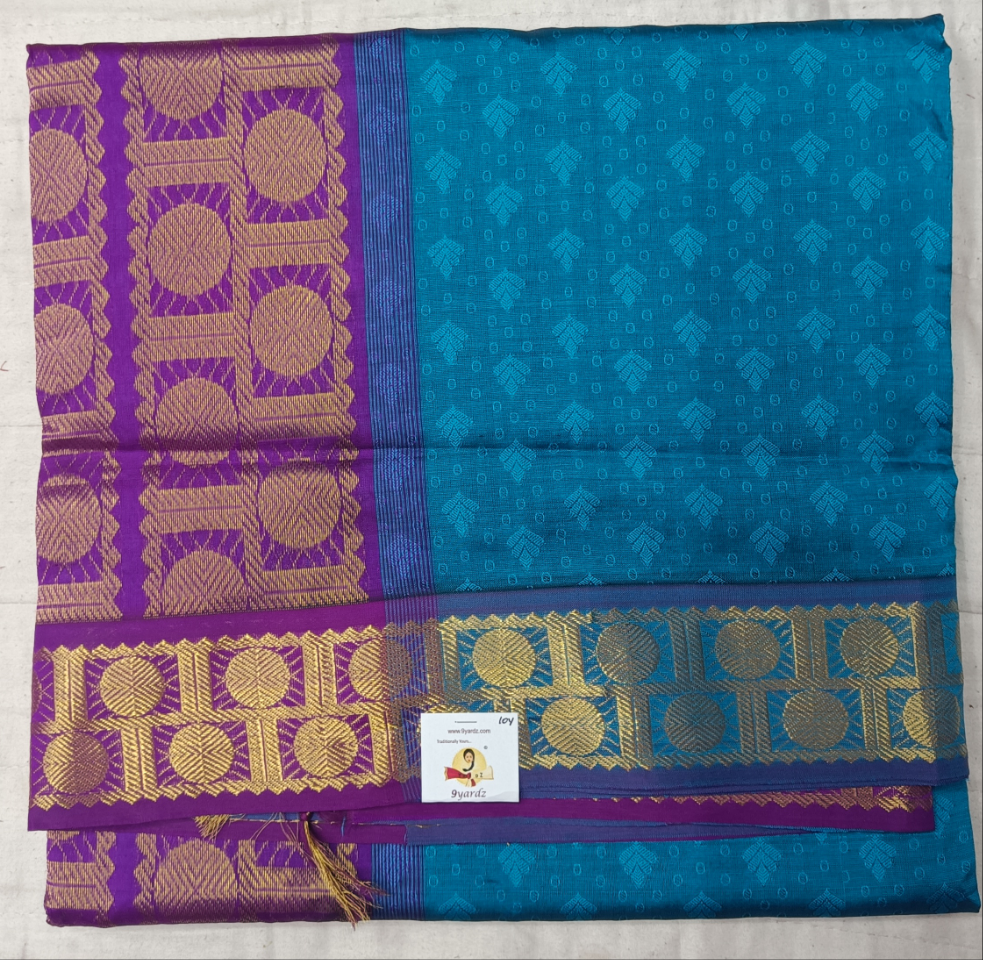 Semi Silk cotton Embossed Madisar