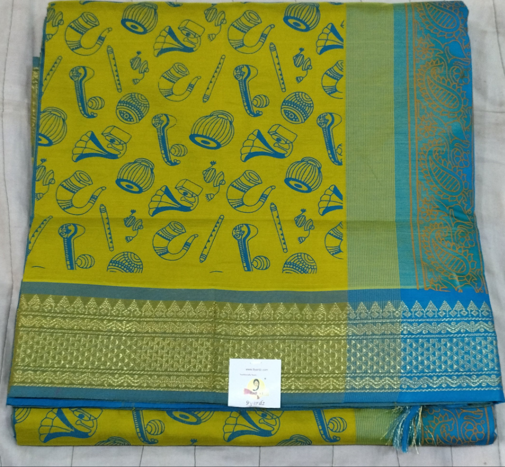 Semi Silk cotton printed 10yardz Madisar