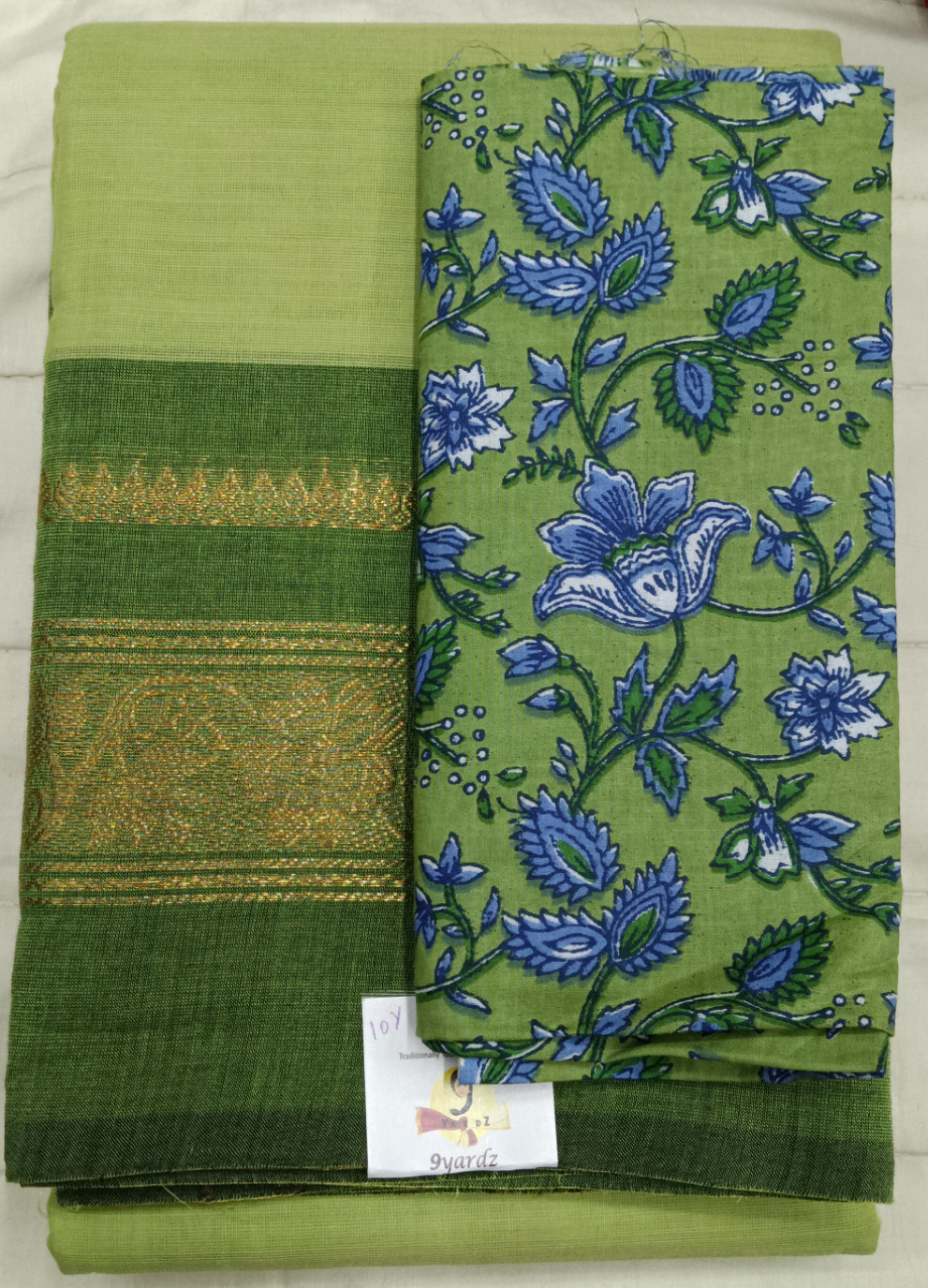 Arupukottai cotton 10 yards madisar