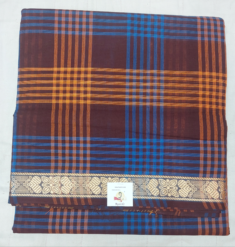Chettinadu / Karaikudi cotton 10.5 yards madisar