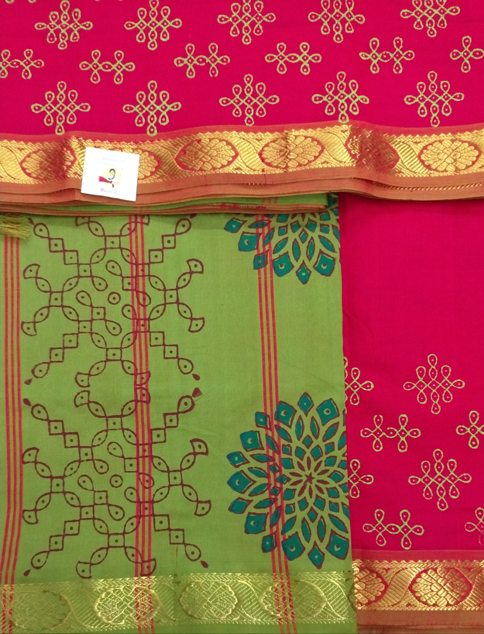 Semi Silk cotton printed Madisar
