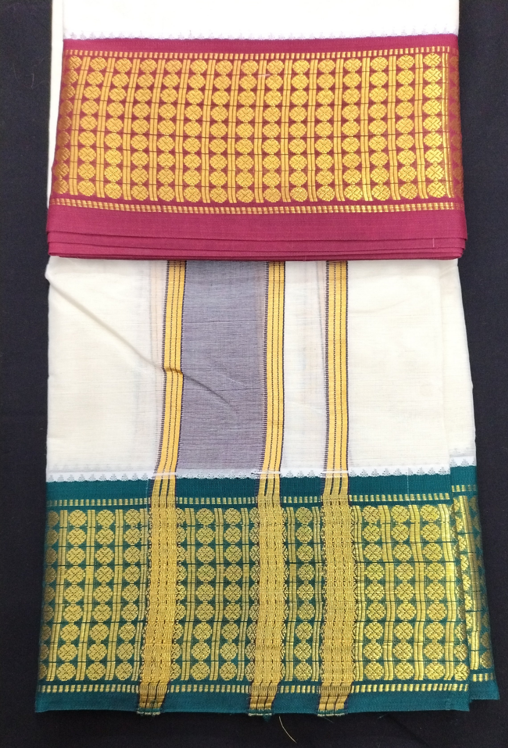 Pure cotton Muhurtham dhoti 9*5