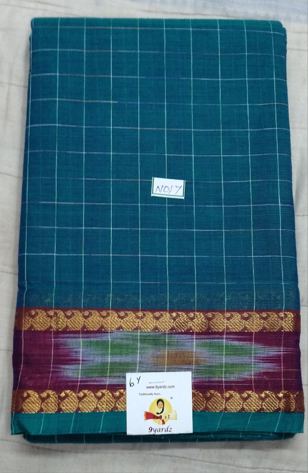 Chettinadu cotton 6yards