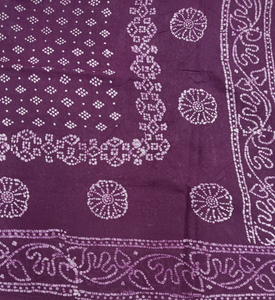 Sungudi cotton 10.5yards 49"