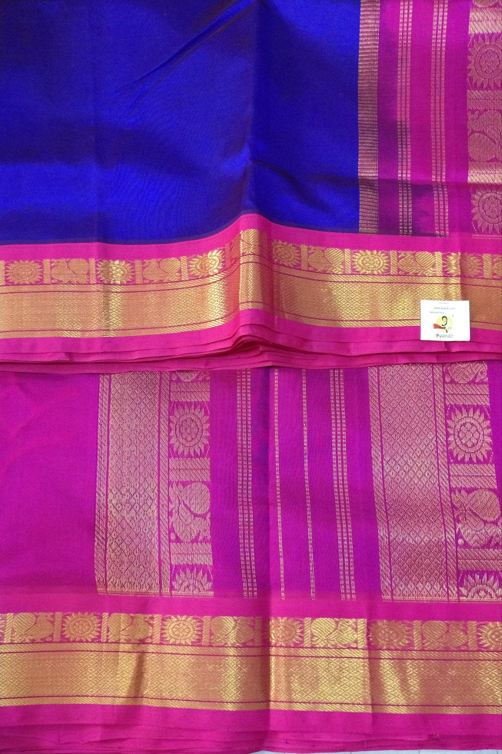 Pure silk cotton -Korvai 10yards madisar