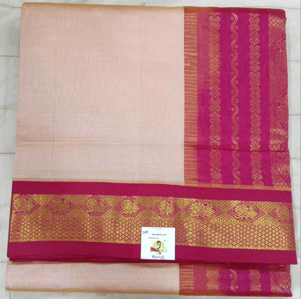 Semi Silk cotton Korvai Madisar