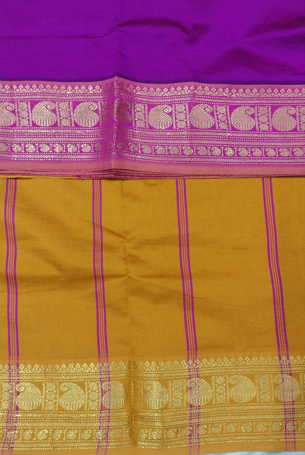 Semi silk Plain 6Yards