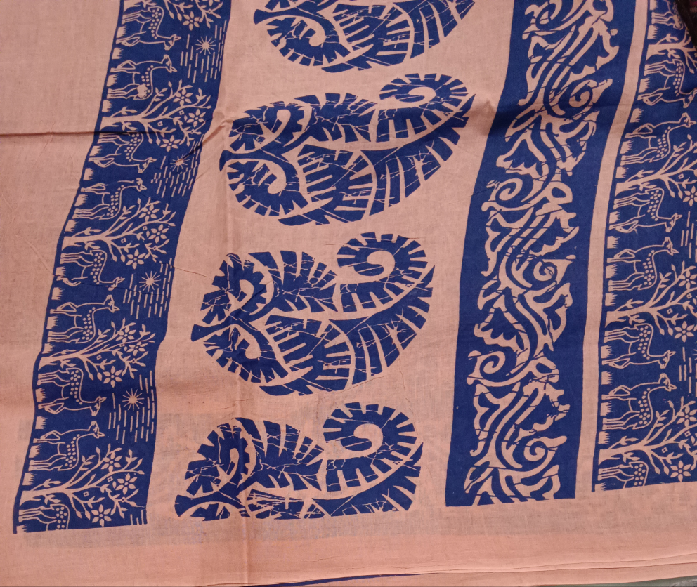 Sungudi cotton 10.5yards 49"