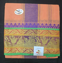 Load image into Gallery viewer, Nagari Cotton Colour Dhoti 9*5