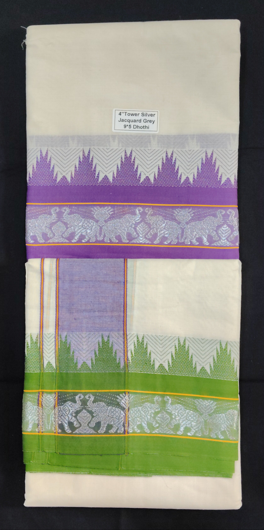 Cotton Dhothi Jacquard 9*5